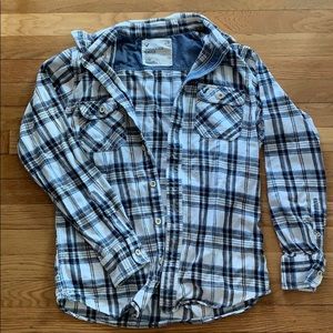 American Eagle flannel button up, Medium.